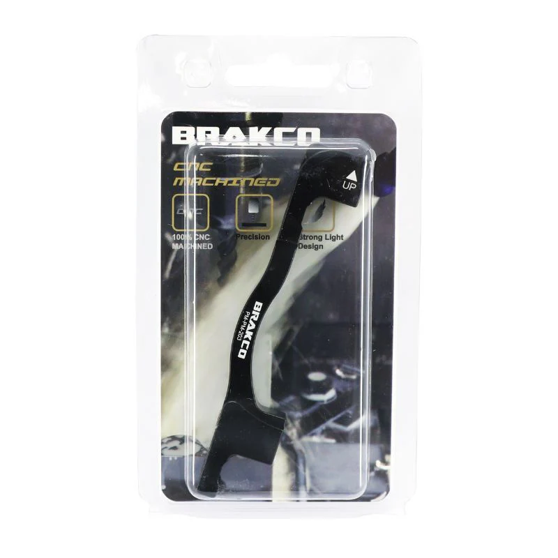 ADAPTATEUR / REHAUSSE FREIN A DISQUE VTT POST-MOUNT AVANT / ARRIERE BRAKCO CNC LIGHT ETRIER 160mm POUR DISQUE 203mm – Image 2