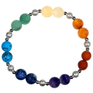 Braelet-7-chakras-avec-boules-metal.jpgfit8002C800ssl1 Bracelet élastique 7 chakras avec boules métal