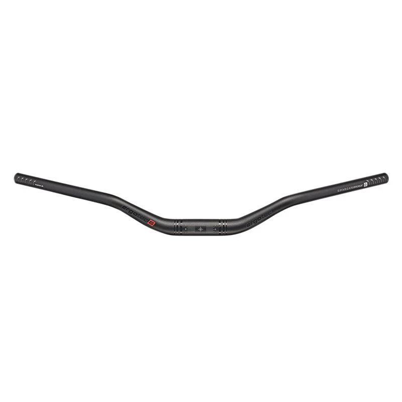 CINTRE VTT RELEVE ERGOTEC RISER BAR CONFORT ALU NOIR DIAM 31,8mm L 720mm RELEVE 50mm (HOMOLOGUE NIVEAU 6)