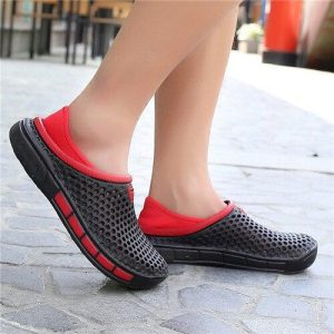 Sabot de Plage Elastique Rouge