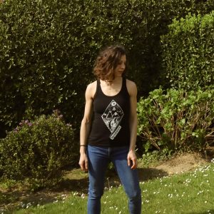 Tank top femme bask country BLACK