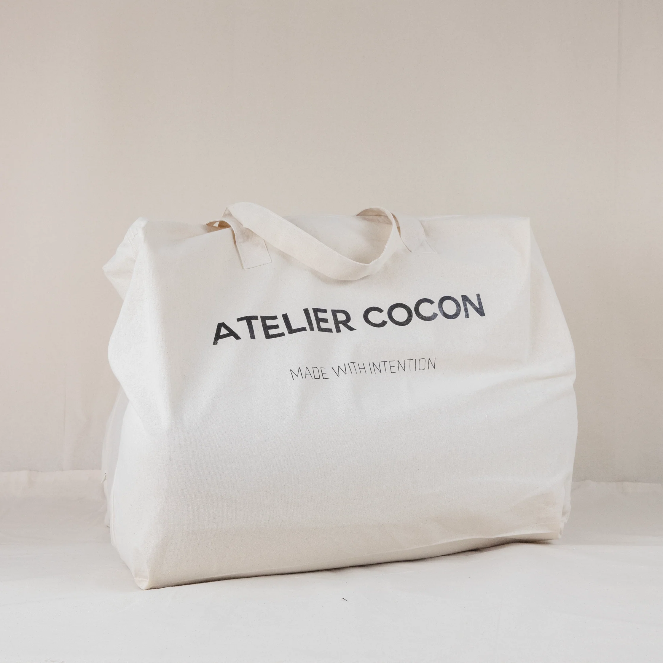 Bundle Rituel Restauratif – Zafu, Bolster et Masque aux Fleurs de Lavande Greige – Image 5