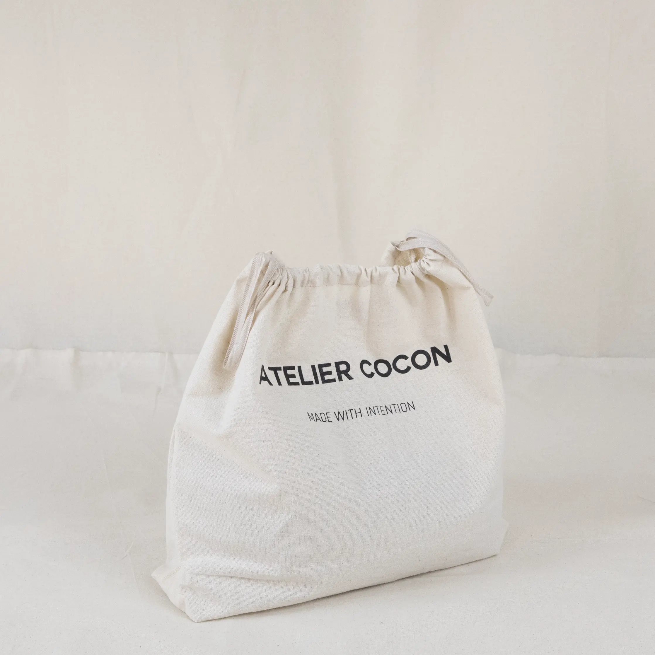 Zafu Traditionnel en lin gris – Coussin de méditation – Image 2