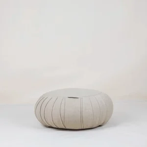 Zafu Traditionnel en lin Beige – Coussin de méditation
