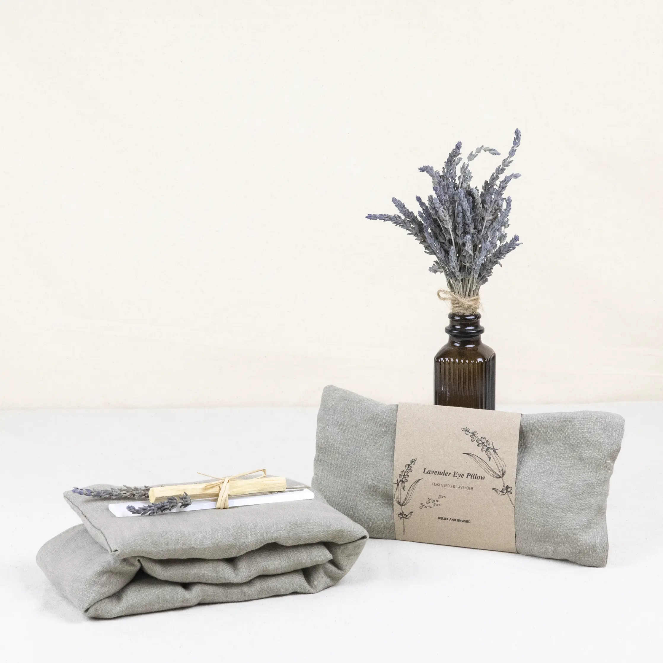 Coffret Détente Musculaire - Coussins chauffant cervicales & Masque Yeux & Encens