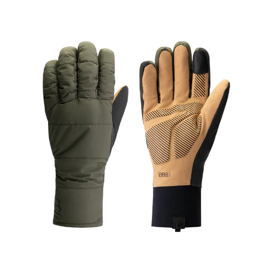 BWG-41 winter gloves PufferShield Waterproof olive green